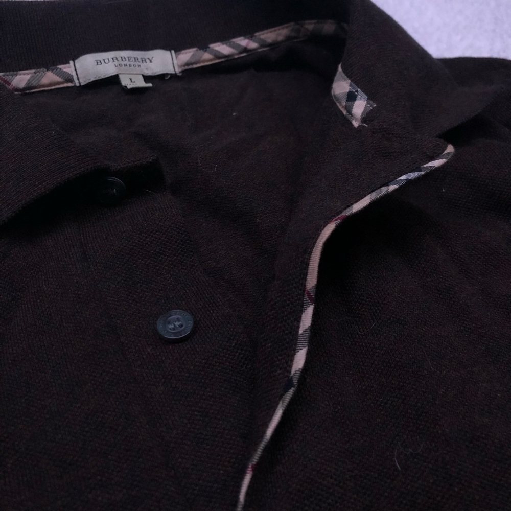 Burberry Long Sleeve Polo